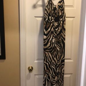 Beautiful cheetah print maxi dress Size 14w